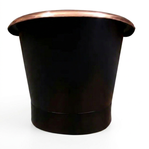 อ่างน้ำวนทองแดงสำหรับวิลล่า รุ่นบรอนซ์ หรูหรา แบบเดี่ยว ตั้งพื้นได้ - Product Image 1