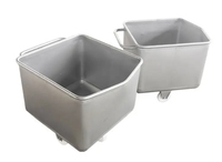 SUS 304 200L viande sauter chariot de voiture machine de levage en acier inoxydable chariot à viande chariot buggy