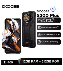 Điện thoại mạnh mẽ DOOGEE S200 Plus 5G AI, chip Dimensity 7300, màn hình phụ phía sau 1.32 inch, RAM 12GB, ROM 512GB, Android 14, màn hình chính 6.72 inch, pin 10100mAh - Product Image 3