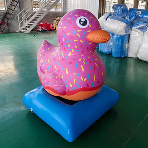 <span class=keywords><strong>Cygne</strong></span> <span class=keywords><strong>rose</strong></span> <span class=keywords><strong>gonflable</strong></span> avec ventilateur dynamique - Modèle d'animal aquatique flottant pour expositions, accessoires publicitaires et matériel de location - Product Image 3