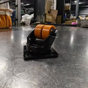 1,5 Zoll Schwenkbares Doppelrollenrad mit Stahlkern Kleines Polyurethan-Lenkrolle mit Lager für Transportwagen - Product Image 6