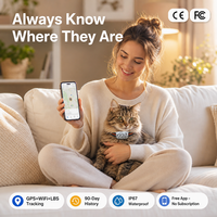 Top vente plus récent GPS localisateur de chat chien G18 pas de limite de Distance étanche animaux GPS Tracker APP Web suivi en temps réel