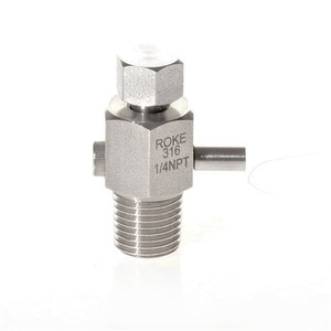 Válvula de aguja de acero inoxidable ROKE 1/4NPT de alta presión para medios corrosivos - Product Image 5