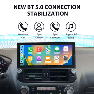 12.3 inch Android 13 System for Toyota Land Cruiser Prado 2010-2013 Touch Screen GPS Navigation CD/DVD <strong>Player</strong> - Product Image 6