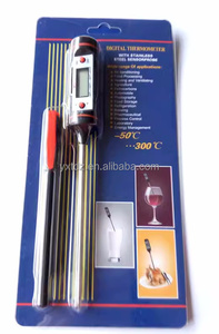 เทอร์โมมิเตอร์วัดอุณหภูมิอาหารแบบดิจิตอลพกพา WT-1 สำหรับวัดเนื้อย่าง บาร์บีคิว น้ำมัน นม อาหารในเตาอบ พร้อมหลอดเก็บรักษา - Product Image 2