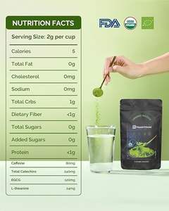 Té <span class=keywords><strong>Matcha</strong></span> Verde Japonés Uji al por Mayor, 100% Puro, Sin Azúcar, Extracto de Té <span class=keywords><strong>Matcha</strong></span>, el Mejor <span class=keywords><strong>Matcha</strong></span> Orgánico de Grado Ceremonial de Guizhou - Product Image 6