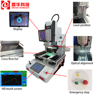 Mesin Penyolderan Reflow GPU CPU Optik untuk Perbaikan Motherboard Ponsel Baru, Stasiun Rework BGA DH-A2E