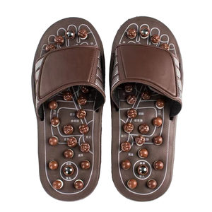 Masajeador de pies de acupresión portátil con reflexología EVA zapatilla con fondo grueso reemplazable cabeza sandalias estilo masaje producto - Product Image 5