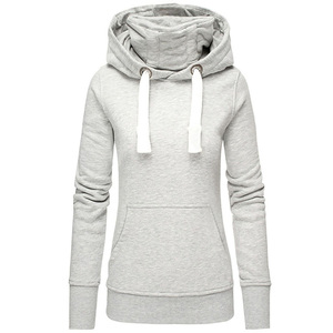 Maglioni e Felpe da <span class=keywords><strong>Donna</strong></span> Calde Invernali con Collo Alto in Pile Giacca con Cappuccio per Donne Tinta Unita Slim Fit Felpe con Cappuccio - Product Image 3