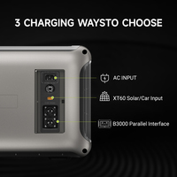 Vente en gros de centrale solaire de grande capacité 3000W 3500W 4000W Alimentation de secours à onde sinusoïdale pure avec UPS pour les voyages en camping-car
