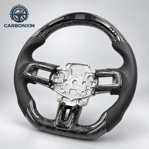 Volant sport personnalisé à 4 branches de 40 mm en fibre de carbone pour cuir pour Fiesta EcoSport Mk5/Mk6/Mk7/Mk7.5/Mk8 - Product Image 3