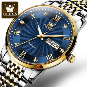 OLEVS 6630 montre de luxe mécanique <span class=keywords><strong>calendrier</strong></span> de Phase de lune montre mécanique à Tourbillon automatique de haute qualité pour homme - Product Image 1