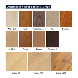 Parquet en chêne FSC à trois couches, rainuré lisse, qualité AB, durable, système de clic, 12 mm 6 mm, conçu pour les restaurants - Product Image 2