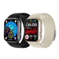 Reloj Inteligente TK67 para Adultos Mayores, con Bomba de Aire, Presión Arterial, ECG, Pantalla AMOLED de 1.95'', Detección de Caídas SOS, Monitor de Salud, Gran Oferta de Fábrica