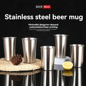 Tasse à bière en acier inoxydable monocouche gobelet à eau tasses de <span class=keywords><strong>pong</strong></span> pour café boissons froides jus-201 <span class=keywords><strong>verre</strong></span> Type utilisation commerciale - Product Image 5