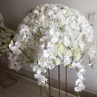 YAYUN - Artificial White Orchid Flower Centerpieces Ball