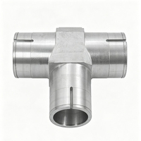 Adaptateur en T en alliage usiné CNC, accessoires pour conduites pneumatiques
