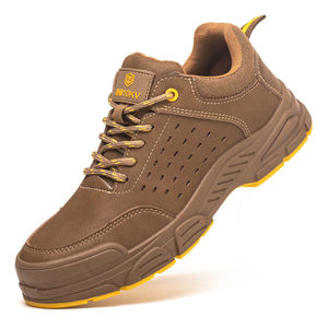 Chaussures de sécurité industrielles robustes anti-perforation, à embout en acier, antidérapantes et résistantes à l'usure - Product Image 1