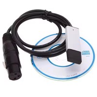 Adaptateur d'interface USB vers DMX LED DMX512 Studio Computer PC Stage Lighting Controller Dimmer