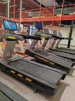 Caminadora Eléctrica Comercial con Pantalla Táctil LCD, Equipo de Gimnasio Motorizado