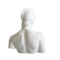 Célèbre mythologie grecque Sculpture résine buste Statue nordique gypse Portraits décor à la maison modèle artificiel dessin pratique artisanat