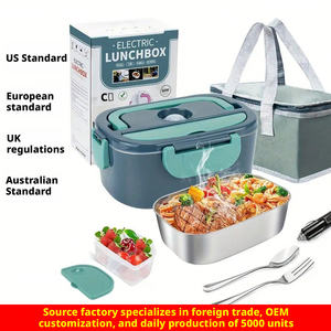 Calentador de Comida Portátil para Lonchera, para Auto o Casa - Hermético, Calentamiento en Microondas, Ideal para Camioneros - Product Image 4