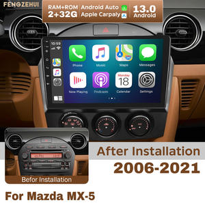 Reproductor de Video para Auto Android 13 de 9 Pulgadas para Mazda <span class=keywords><strong>MX</strong></span>-5 2006-2021, Carplay, GPS, 2+64 GB, Estéreo, DSP, FM/AM, Reproductor de DVD Universal, Sistema de Audio para Auto - Product Image 1