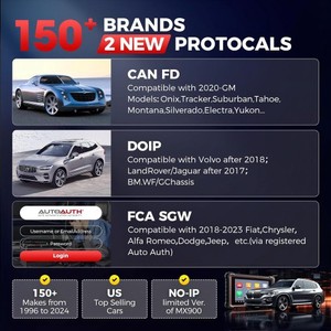 Scanner Autel MaxiCOM MK900 8 pouces CAN-FD DOIP 3K+ Test actif Diagnostic complet OBD2 Universel pour voitures 12V - Product Image 4