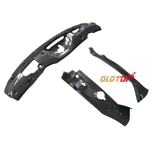 แผ่นกันความร้อนในห้องโดยสารแบบแห้ง คาร์บอนไฟเบอร์ 3 ชิ้น รุ่น Type R E Style สำหรับ Honda Civic 10TH FK8 ปี 2016+ สำหรับตกแต่งรถยนต์ - Product Image 2