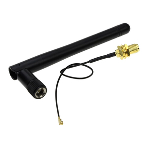 2,4 GHz 3dBi <span class=keywords><strong>WiFi</strong></span> 2,4g Antena Enrutador inalámbrico macho + 17cm PCI U.FL IPX a RP SMA <span class=keywords><strong>Cable</strong></span> flexible macho ESP8266 ESP32 - Product Image 2