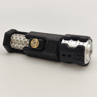 Fidget Slider Bolt Push Egg Musketeer EDC Jouet de décompression en alliage de zinc et acier inoxydable, usinage CNC, électroérosion à fil