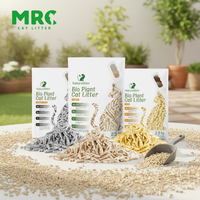 Litière pour chat en tofu en gros, écologique, à base de plantes, grand emballage, haute absorption, parfumée