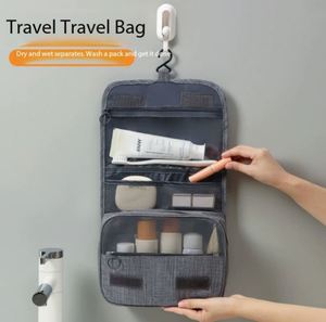 Trousse de Toilette Suspendue Maxfree, Trousse de Maquillage Cosmétique pour Femme et Homme, Grande Capacité, Étanche, Portable, Trousse de Toilette de Voyage - Product Image 2