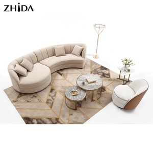 Fabricación de Sofás, Muebles de Sala de Estar de Lujo, Sofás Seccionales, Juego de Sofás de Terciopelo - Product Image 2