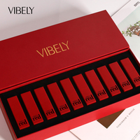 Grosir kosmetik Natural Makeup hadiah Set Matte lipstik Kit Vendor Label pribadi tahan lama Lipstik Set Labial