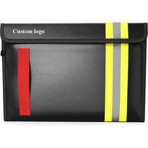 Sac à documents ignifuge et résistant à l'eau pour documents légaux et objets de valeur, pochette de protection à double fermeture éclair - Product Image 4