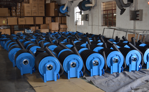 Dérouleur de tuyau d'échappement manuel industriel à ressort, <span class=keywords><strong>plaque</strong></span> en fibre de verre PPS, tuyau en caoutchouc résistant à 200 degrés, souffleur d'air en option - Product Image 4