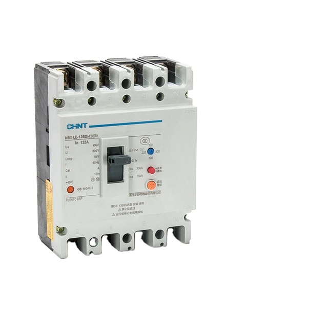 Bestselling Zhejiang High Quality Durable Moulded case Residual Current Circuit Breaker