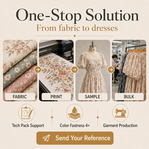 <span class=keywords><strong>Robe</strong></span> en viscose à imprimé floral personnalisé pour le marché UE/US, échantillon de qualité AQL 1.25, livraison en 3-7 jours, MOQ 50, robes mi-longues haut de gamme, OEM - Product Image 6