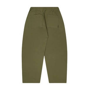 Achetez directement auprès du fabricant chinois Pantalon ballon à chevrons olive à cordon de serrage interne à la taille Pantalon de fatigue à genou arrondi - Product Image 4
