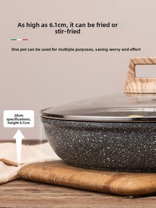 Utensilios de cocina <span class=keywords><strong>Carote</strong></span> con revestimiento antiadherente de mármol, sartén antiadherente, utensilios de cocina fundidos a presión, juego de utensilios de cocina antiadherentes para panqueques - Product Image 5