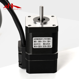 Motor paso a paso híbrido de bucle cerrado Kaihong 42x42x48+<span class=keywords><strong>20mm</strong></span> 0.55Nm 24VDC 2 fases <span class=keywords><strong>Nema</strong></span> <span class=keywords><strong>17</strong></span> con codificador de 1000 líneas, certificado CE ROHS - Product Image 1
