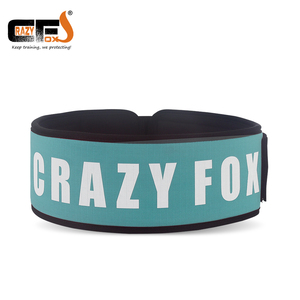 Crazyfox Unisex neopren halter kemeri özel Logo ağır spor eğitimi egzersiz çömelme desteği sert çekme koruması - Product Image 2