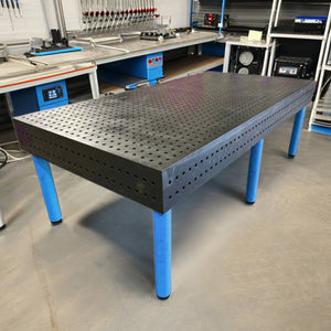 Bureau de soudage multifonctionnel <span class=keywords><strong>professionnel</strong></span> à onglet 3D et <span class=keywords><strong>table</strong></span> à fente sur roues nouvel état utilisé pour la soudure - Product Image 2