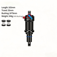 Amortisseur à air pour vélo RX3 165mm/190mm/210mm avec fonction de réglage/amortissement/verrouillage, amortisseur arrière VTT