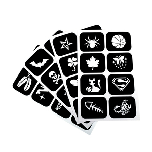 Adesivi per Stencil di Tatuaggi, Modelli per Tatuaggi per Viso e Corpo - Product Image 1