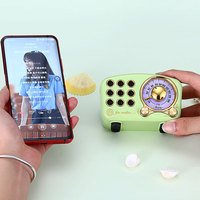 Radio rétro classique colorée R919, mini radio FM portable, lecteur MP3, haut-parleur Bluetooth stéréo, AUX, USB, radio rechargeable