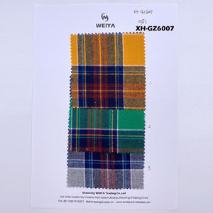 Tissé moulins <span class=keywords><strong>pas</strong></span> <span class=keywords><strong>cher</strong></span> en gros en vrac teint brossé <span class=keywords><strong>tartan</strong></span> à carreaux 100% coton flanelle <span class=keywords><strong>tissu</strong></span> - Product Image 3