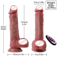 Vibromasseur réaliste en silicone liquide, jouets sexuels féminins, vibromasseur vibrant, stimulateur, jouet sexuel -HXR-BJD-E003-J