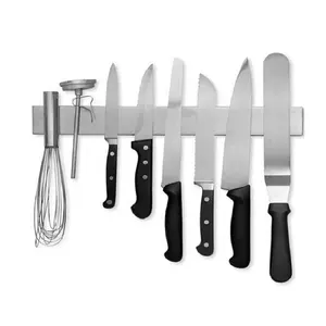 Custom Wholesale Kitchen Knife Accessory Magnetic Knife Rack Strip Stainless Steel 30/40/50cm Magnetic Knife Holder